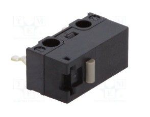 D2F-01F-T OMRON SMD DIP Switch SPDT Pin Plunger 0.1A 30VDC 0.74N Thru-Hole