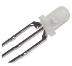 SSL-LX3059GYW LUMEX LEDはBi色の緑/黄色565nm/585nm 3 Pin T1をつける